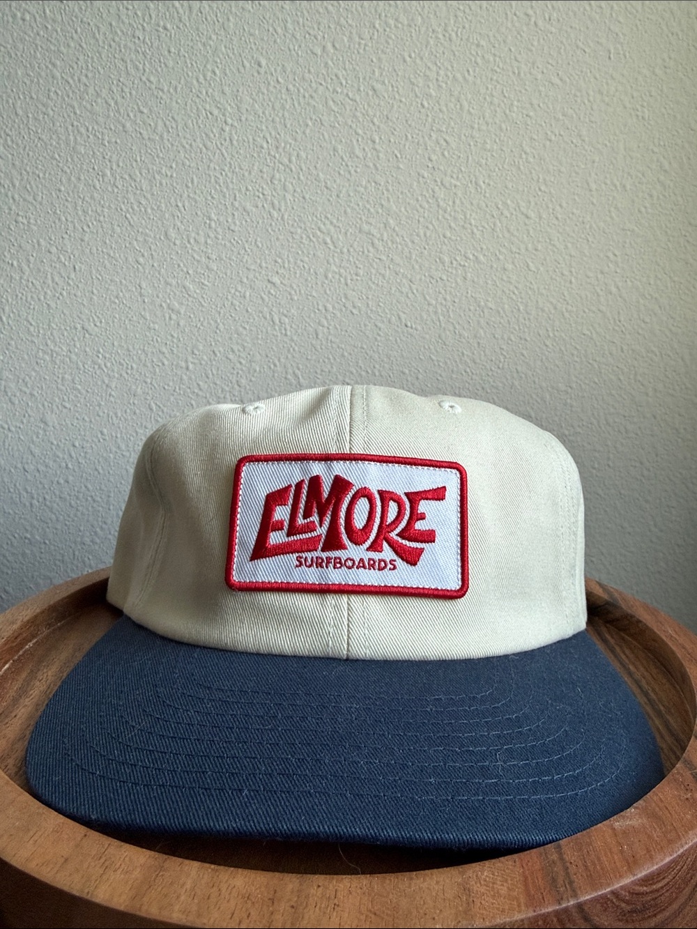 Vans Two-Tone Cream & Navy Patch Cap